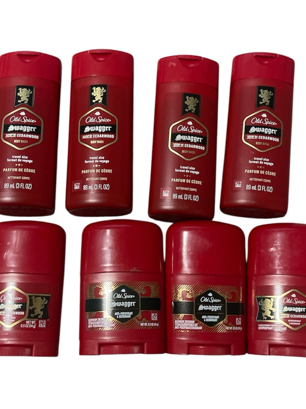 Men’s Old Spice Travel Size Body Wash  and deodorant Bundle | 8 total | NWT